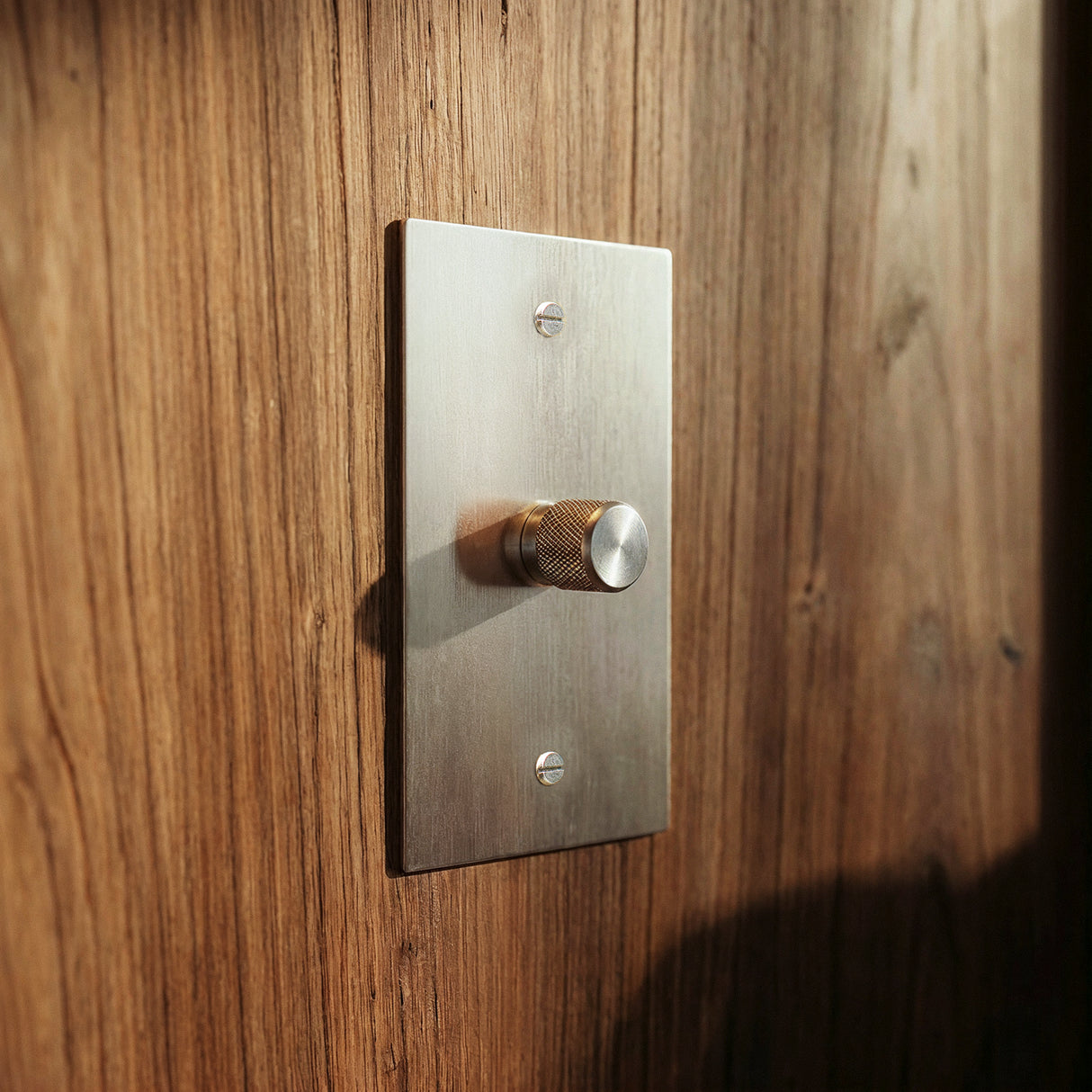 The Architectural Brass 3-Way Rotary Dimmer Switch (1 to 5 Gang) - Open Box