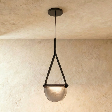 Avgi Leather Pendant Light
