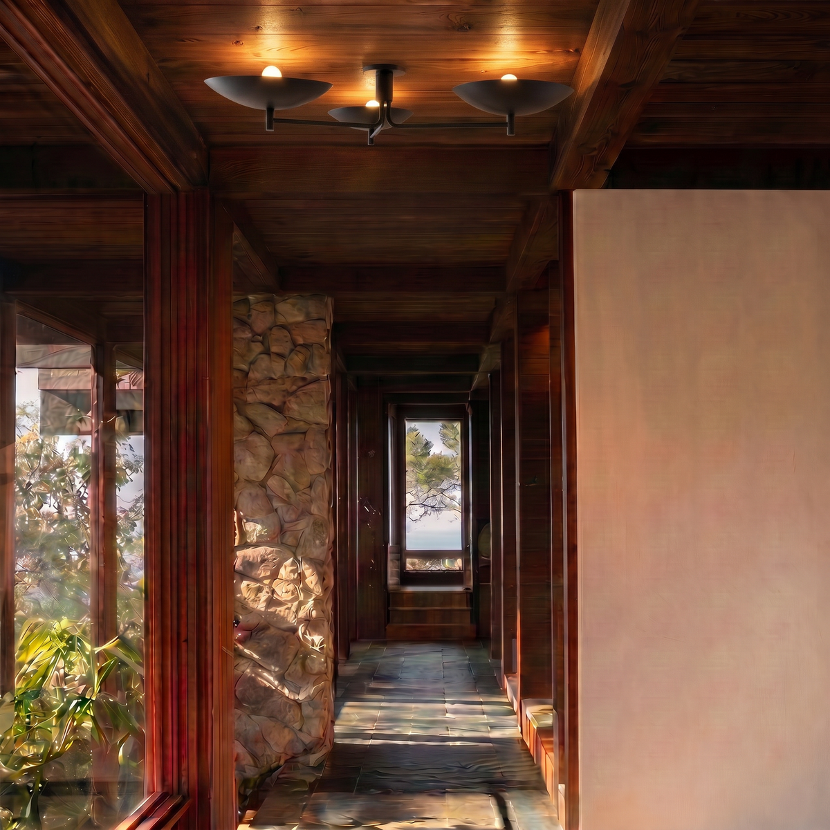 Basin Ceiling Light