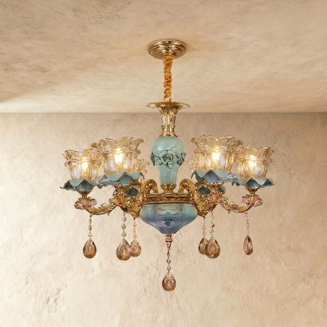 Blanche Chandelier - Blue
