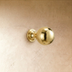 Knob: D1"(2.5cm) x H1.5"(3.8cm) / Shiny Gold