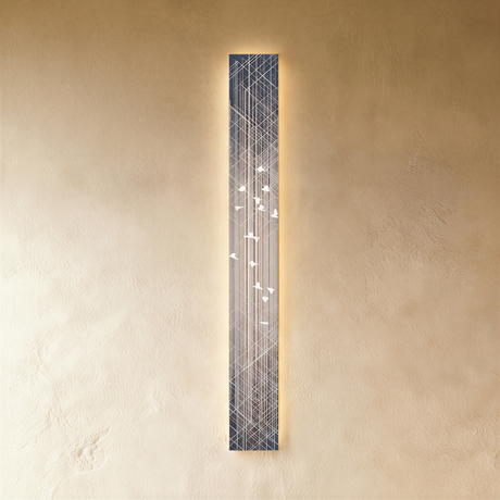 Etched Steel Illuminated Art