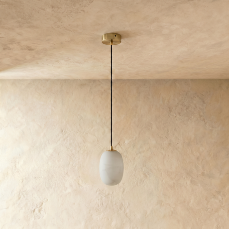 Lithos Alabaster Pendant Light