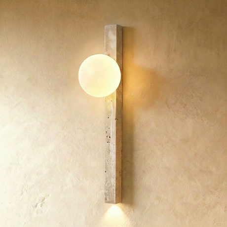 Olorva Travertine Wall Lamp