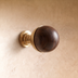 Knob: D1"(2.5m) x H1.5"(3.8cm) / Walnut Wood