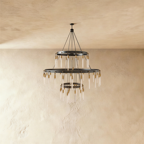 Sidero 3-Tier Round Chandelier