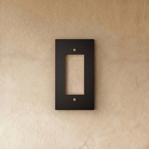 The Brass Plate (Night Black with Brass)