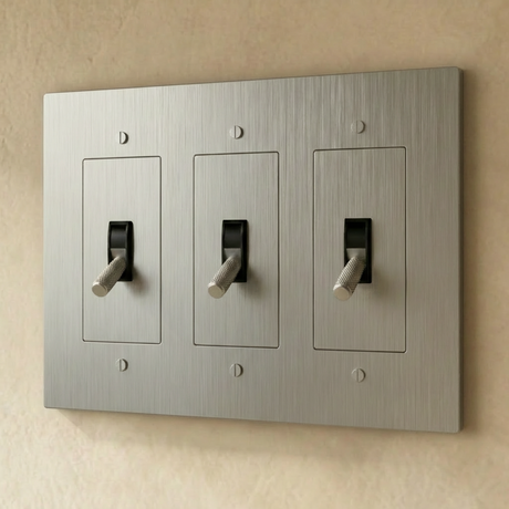 The Brass Toggle Switch (1 to 5 Gang)