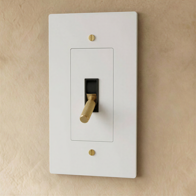 The Brass Toggle Switch (1 to 5 Gang)