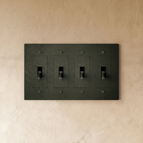 The Brass Toggle Switch (1 to 5 Gang)