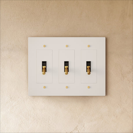 The Brass Toggle Switch (1 to 5 Gang)