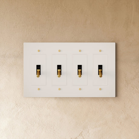 The Brass Toggle Switch (1 to 5 Gang)