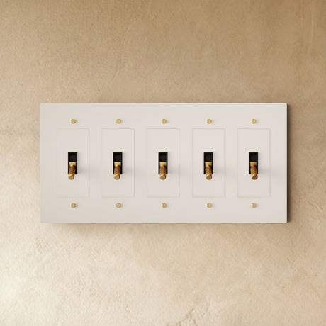 The Brass Toggle Switch (1 to 5 Gang)