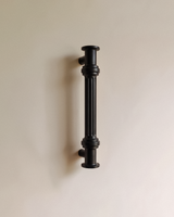 Vestige Cabinet Pull 6" in Black, on a plain background