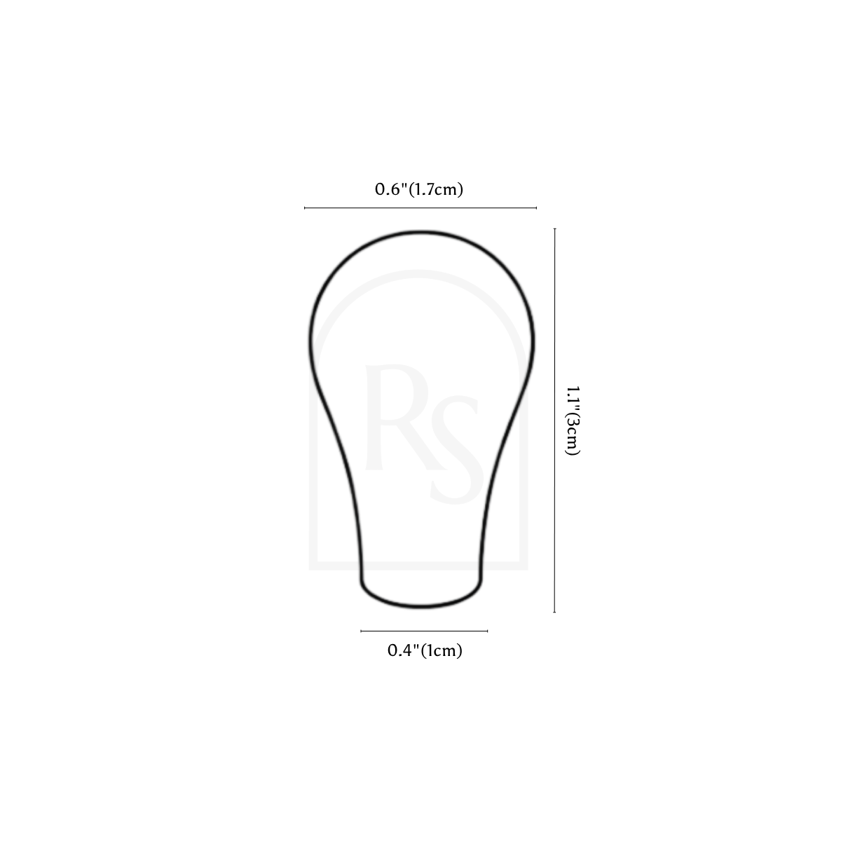Rivlo Knob & Pull Bar line drawing 1