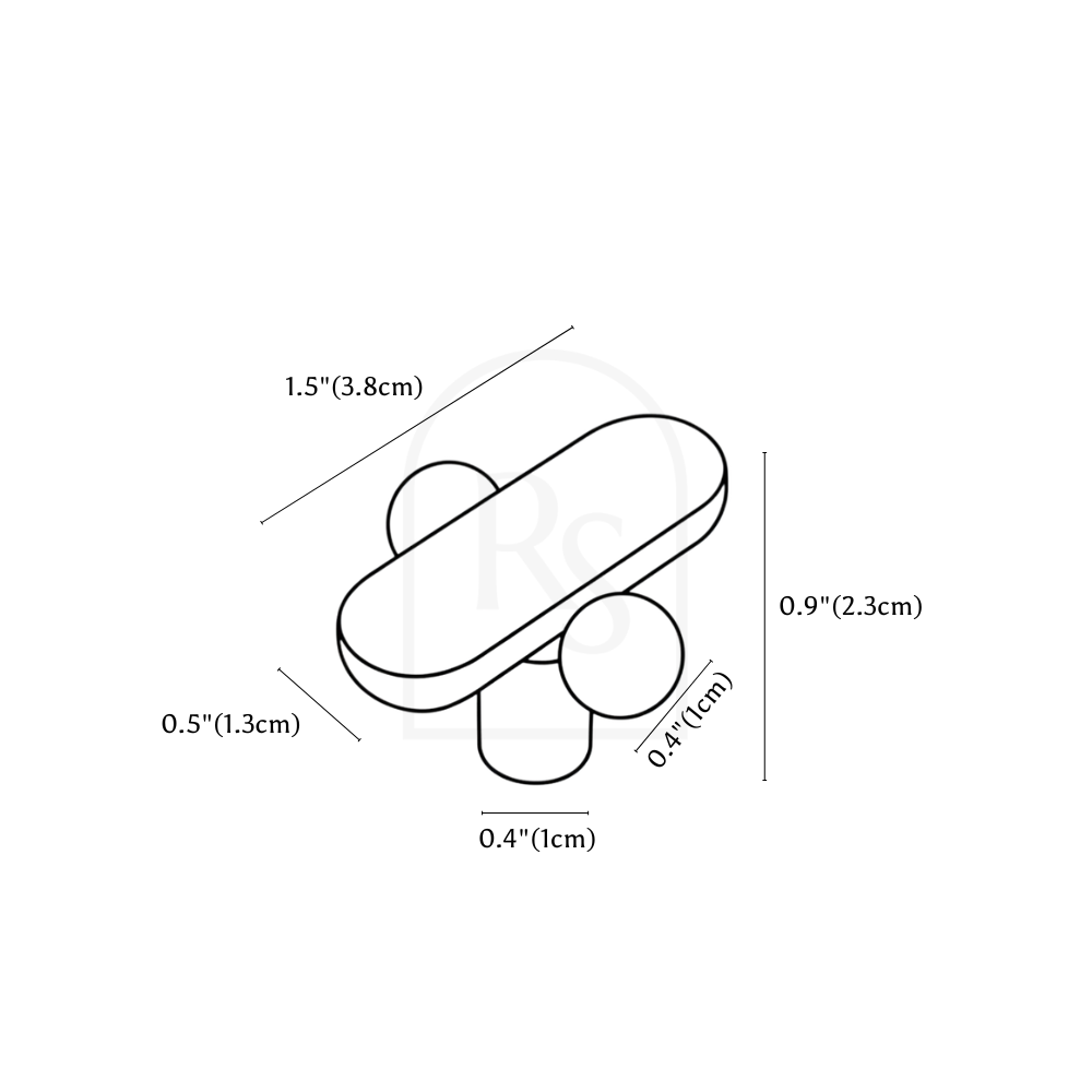 Sile Knob line drawing 1
