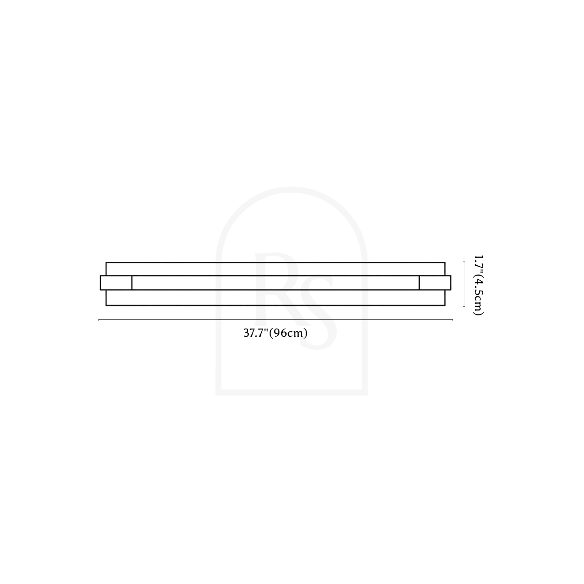 Solten Wall Lamp line drawing 5