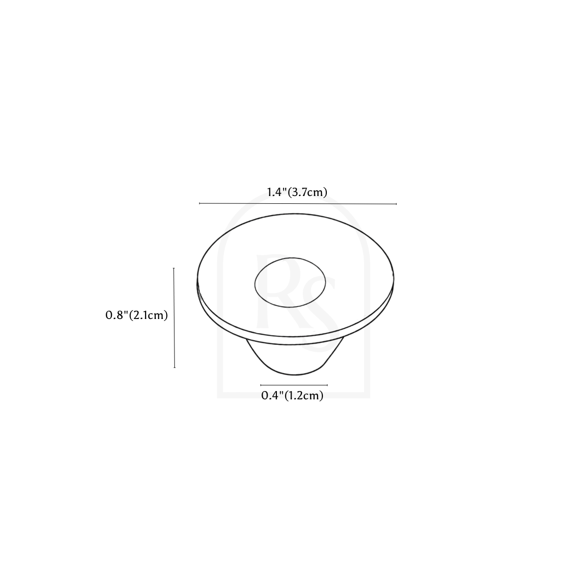 Sorel Knob & Pull Bar line drawing 1