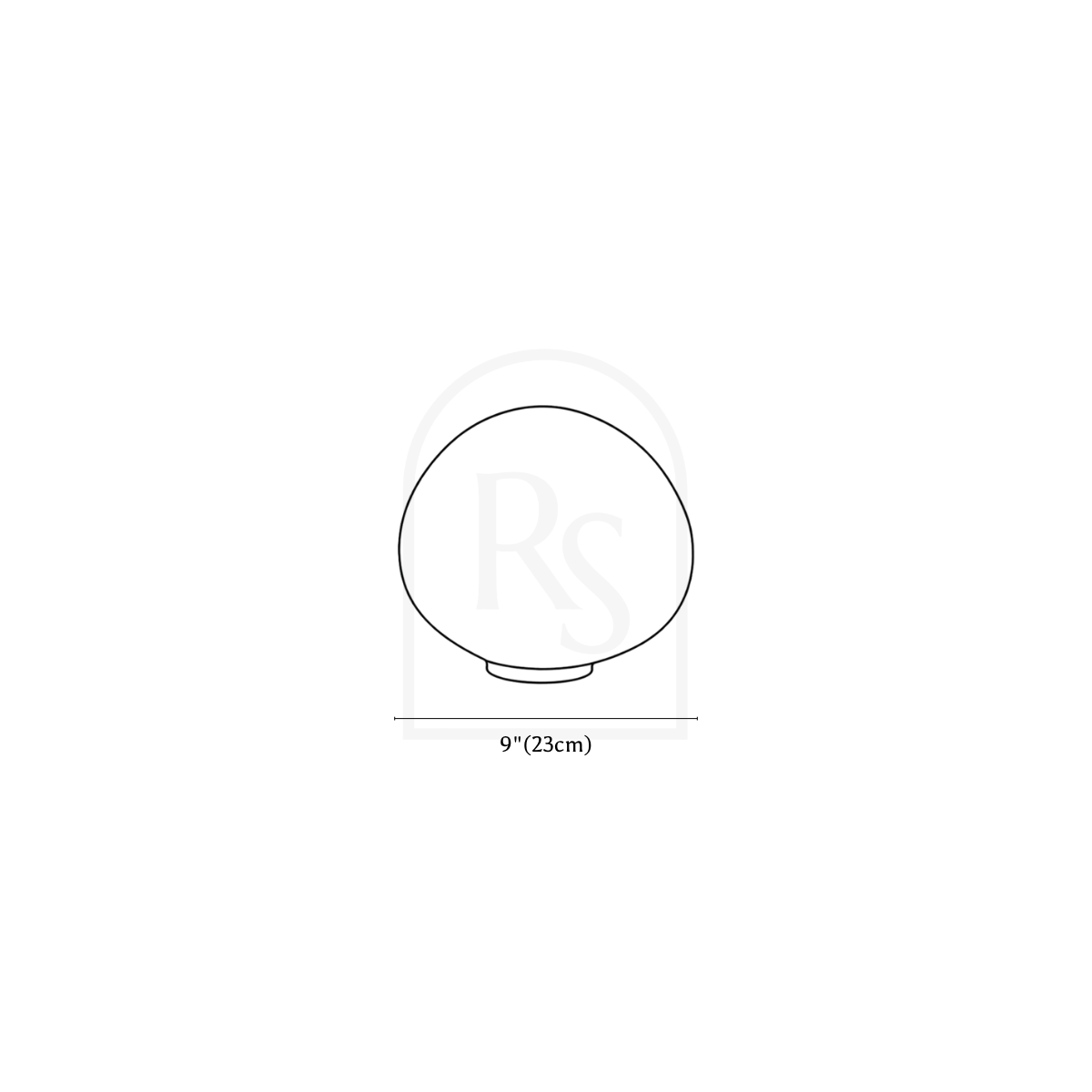 Stellare Outdoor Floor Lamp line drawing 1