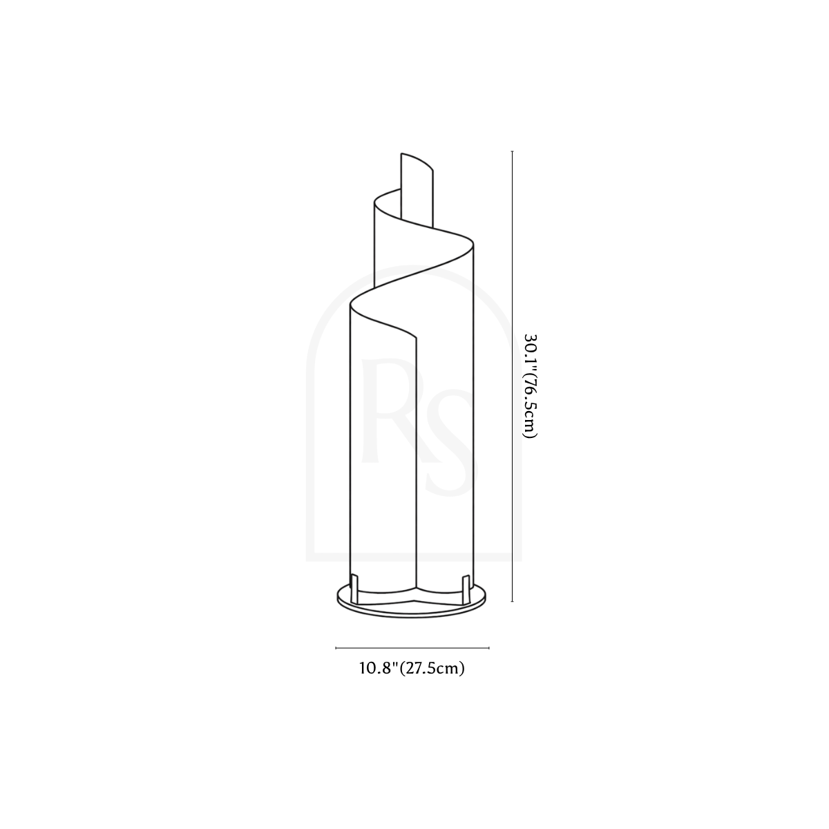 Stellora Table Lamp line drawing 1