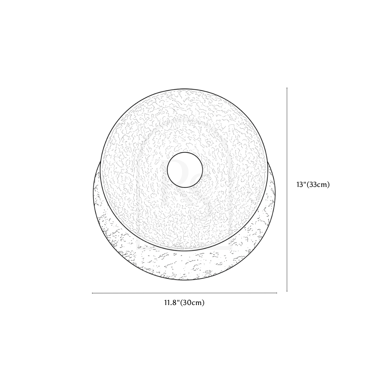 Tarex Wall Lamp line drawing 1