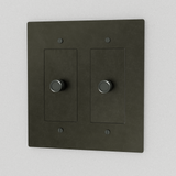 The Brass 3-Way Rotary Dimmer Switch (1 to 5 Gang)