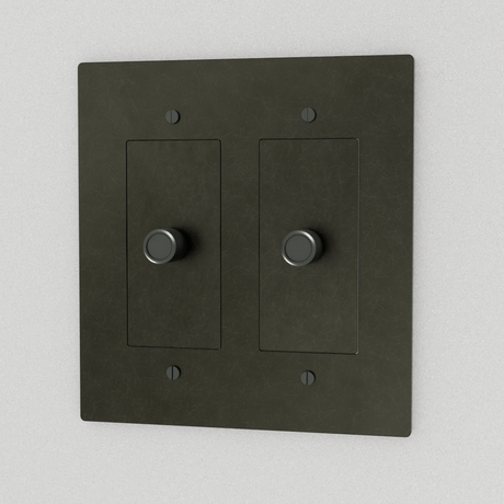 The Brass 3-Way Rotary Dimmer Switch (1 to 5 Gang)