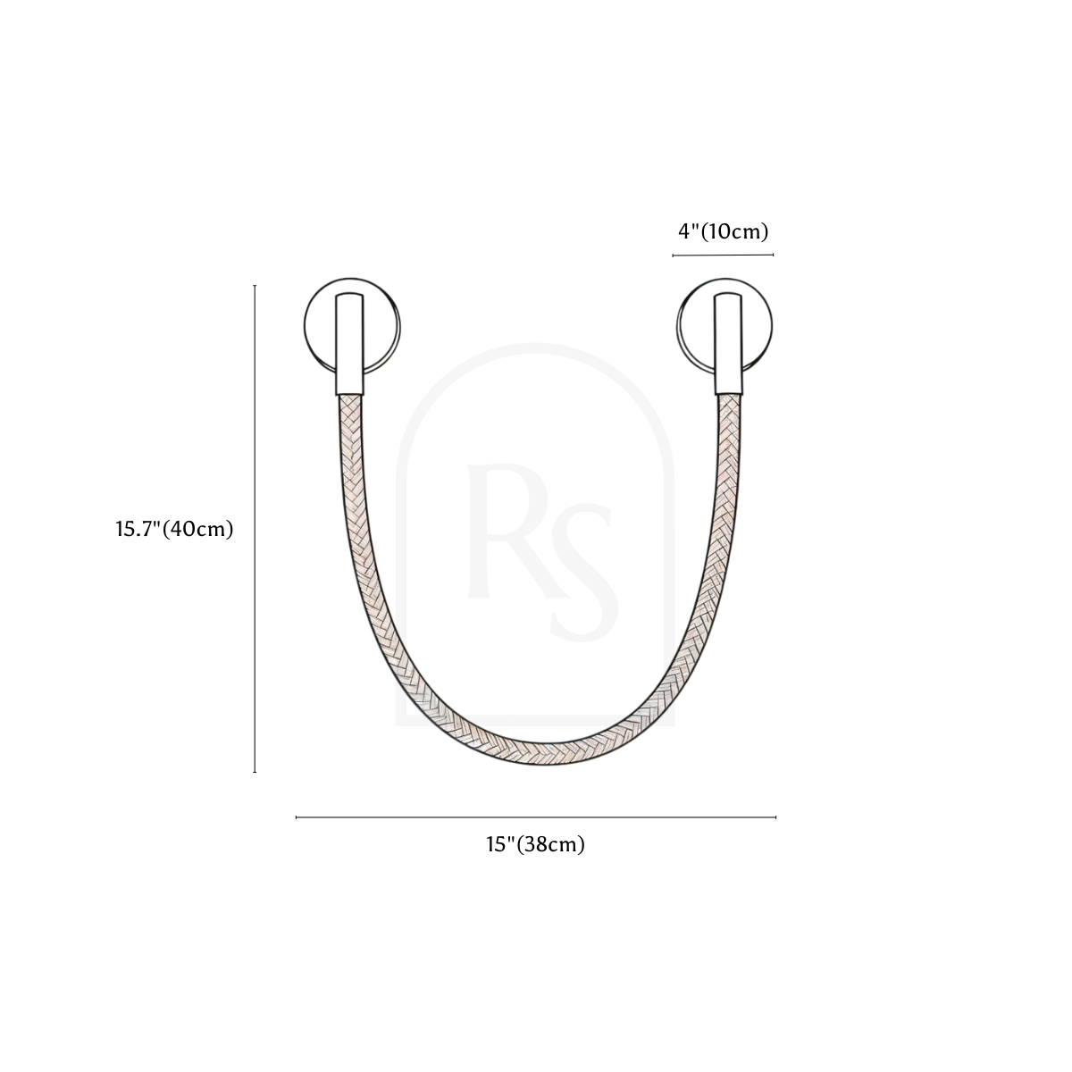 Filo Wall Lamp line drawing 1