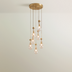7 Heads: D18"(46cm) / 70W / Warm White (3000K) / Gold