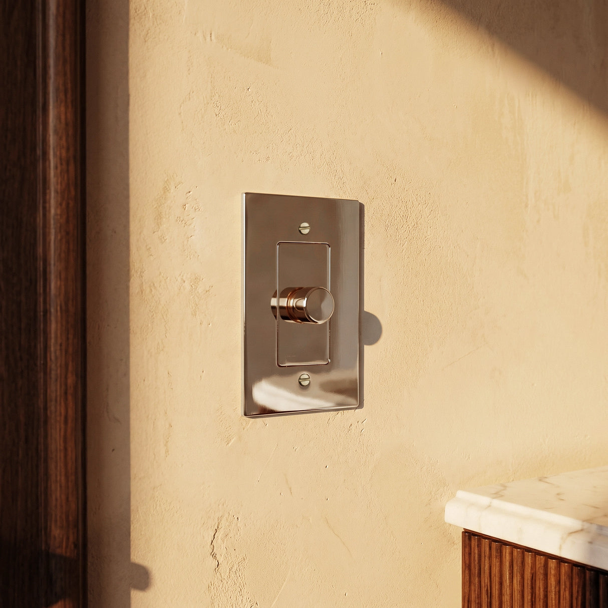 The Polished Brass Dimmer Switch