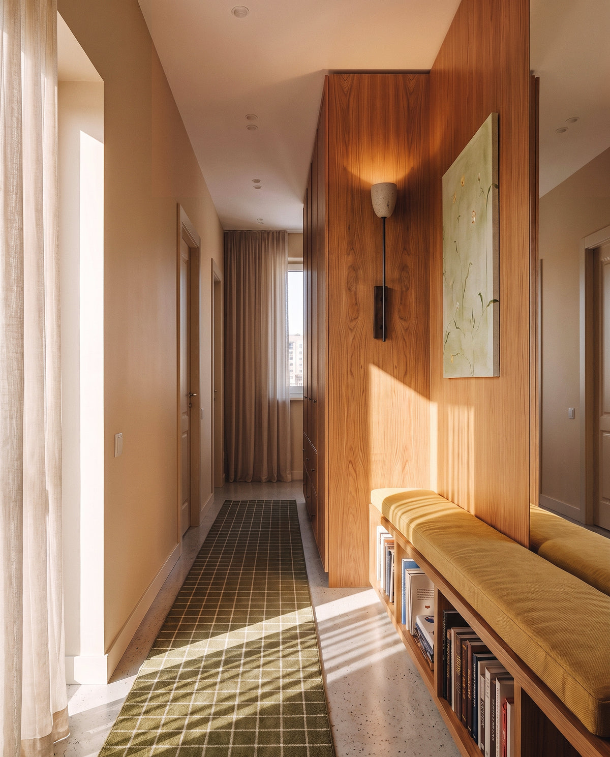 Flanso Travertine Wall Lamp