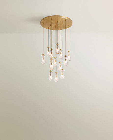 Pulcher Glass Tears Chandelier