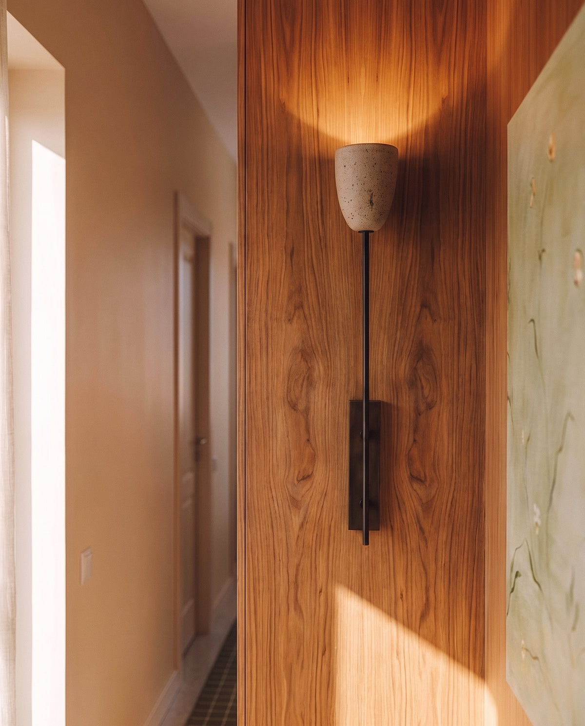 Flanso Travertine Wall Lamp