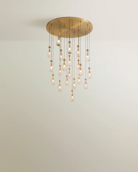 Pulcher Glass Tears Chandelier
