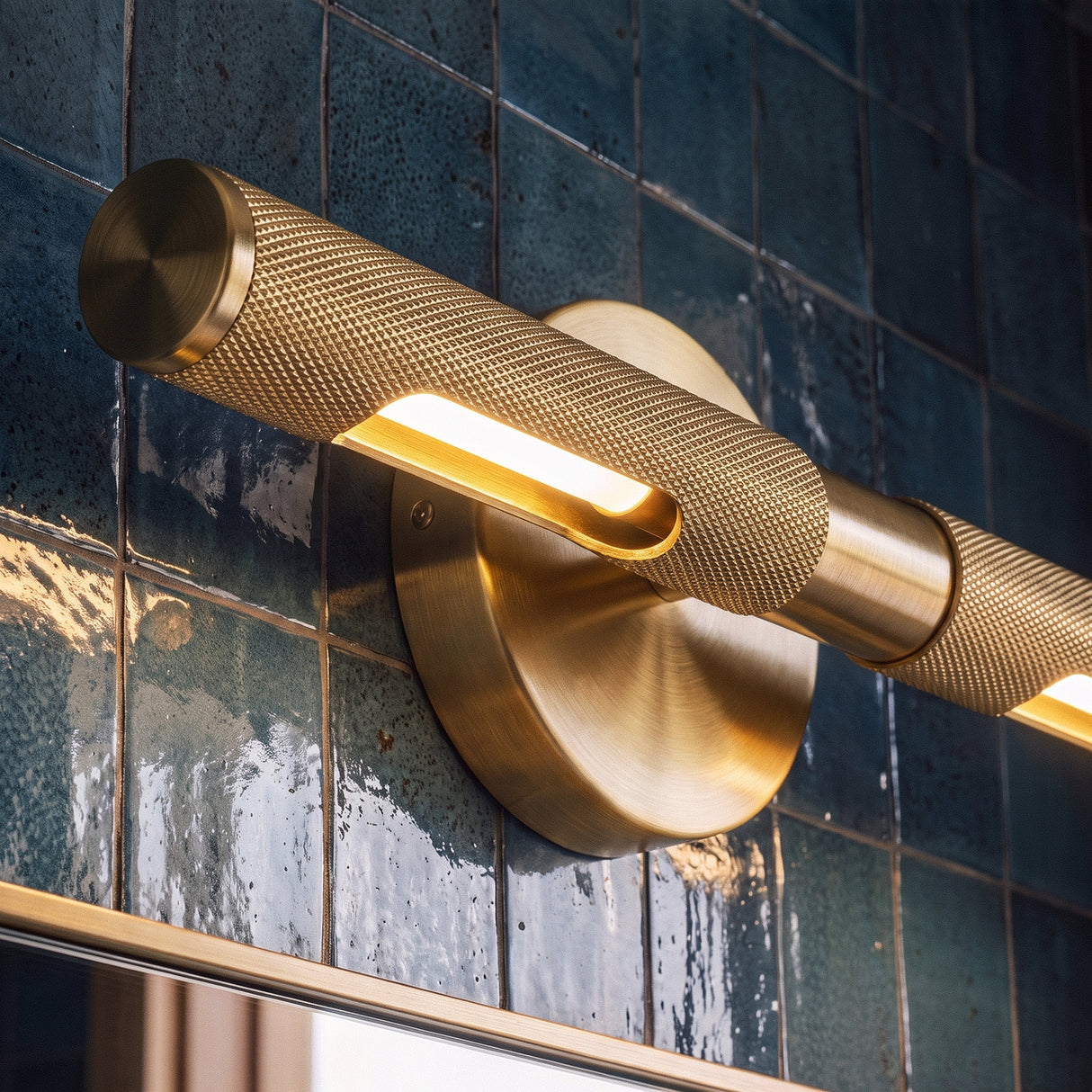 The Brass Mirror Light