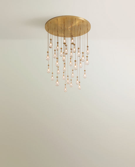 Pulcher Glass Tears Chandelier
