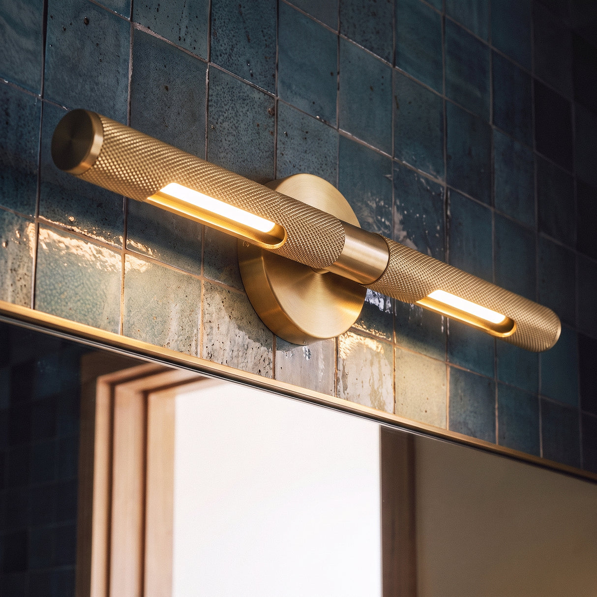 The Brass Mirror Light