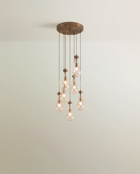 Pulcher Glass Tears Chandelier