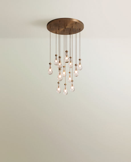 Pulcher Glass Tears Chandelier
