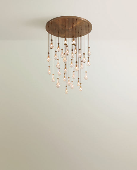 Pulcher Glass Tears Chandelier