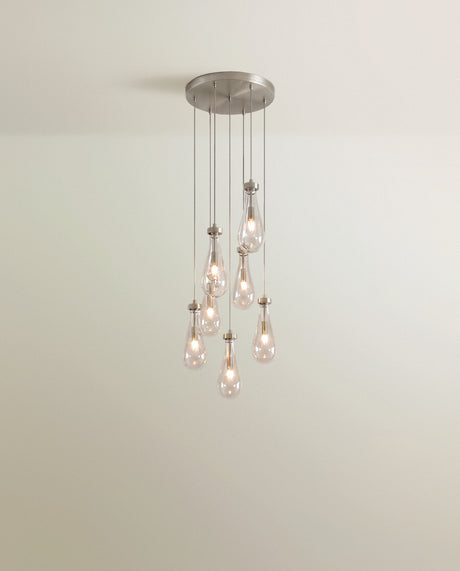 Pulcher Glass Tears Chandelier