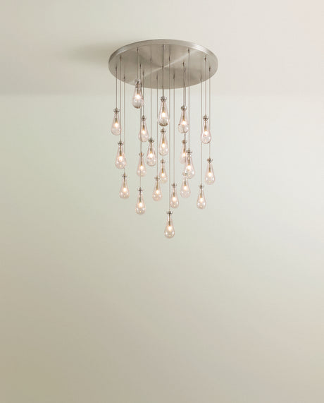 Pulcher Glass Tears Chandelier