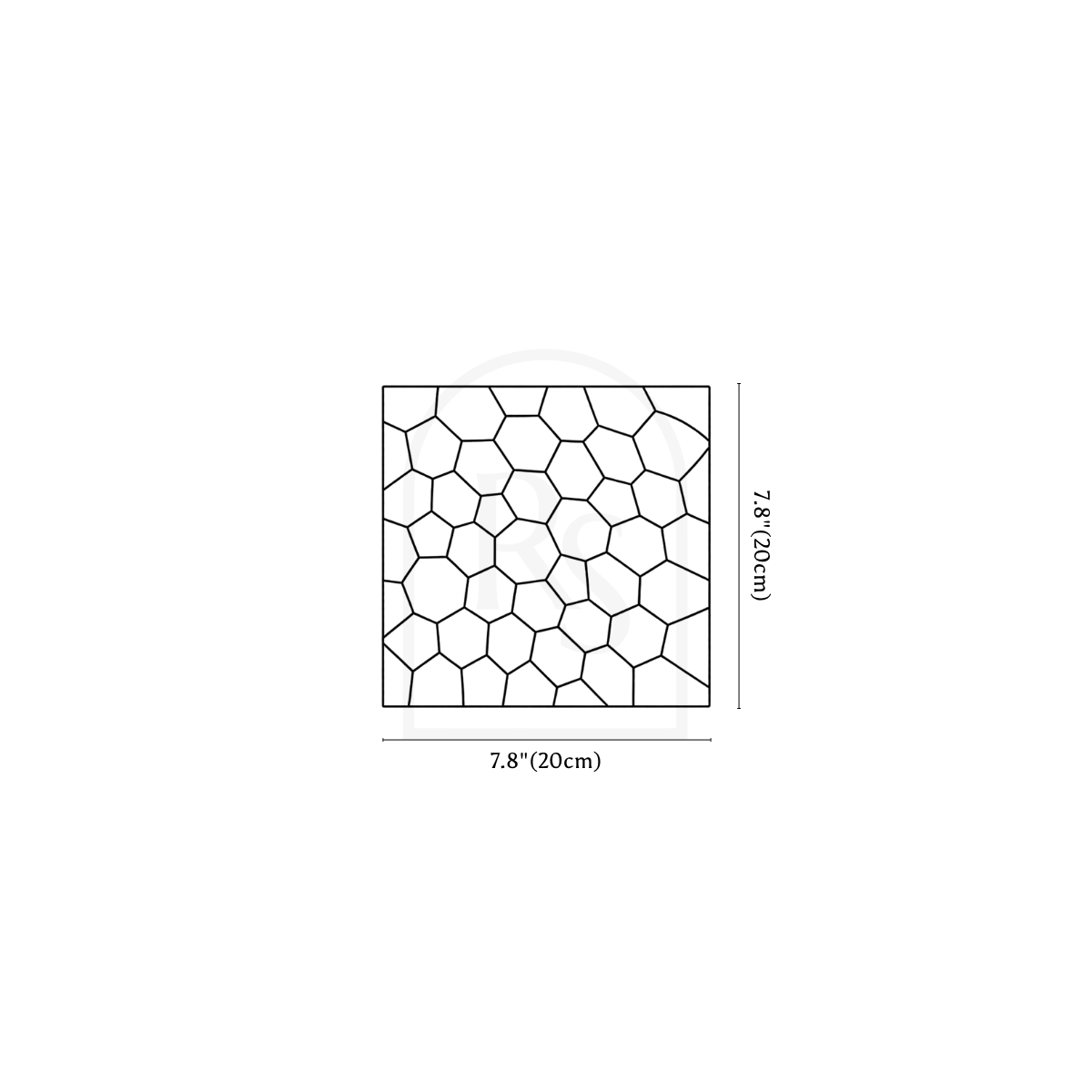 Vitaie Travertine Wall Lamp line drawing 1