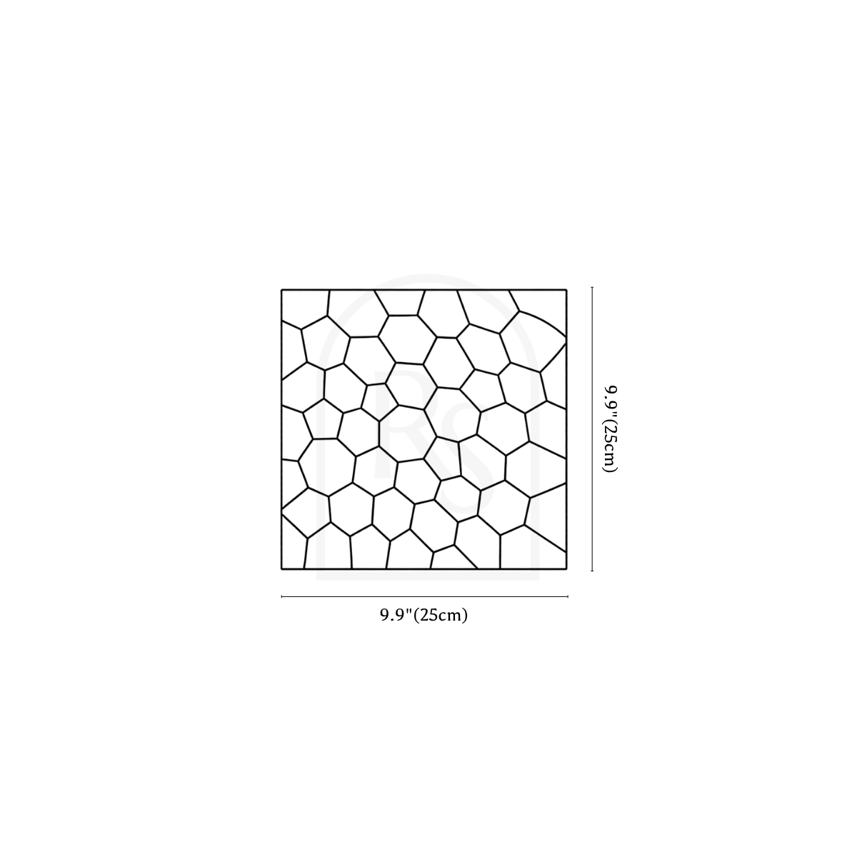 Vitaie Travertine Wall Lamp line drawing 2