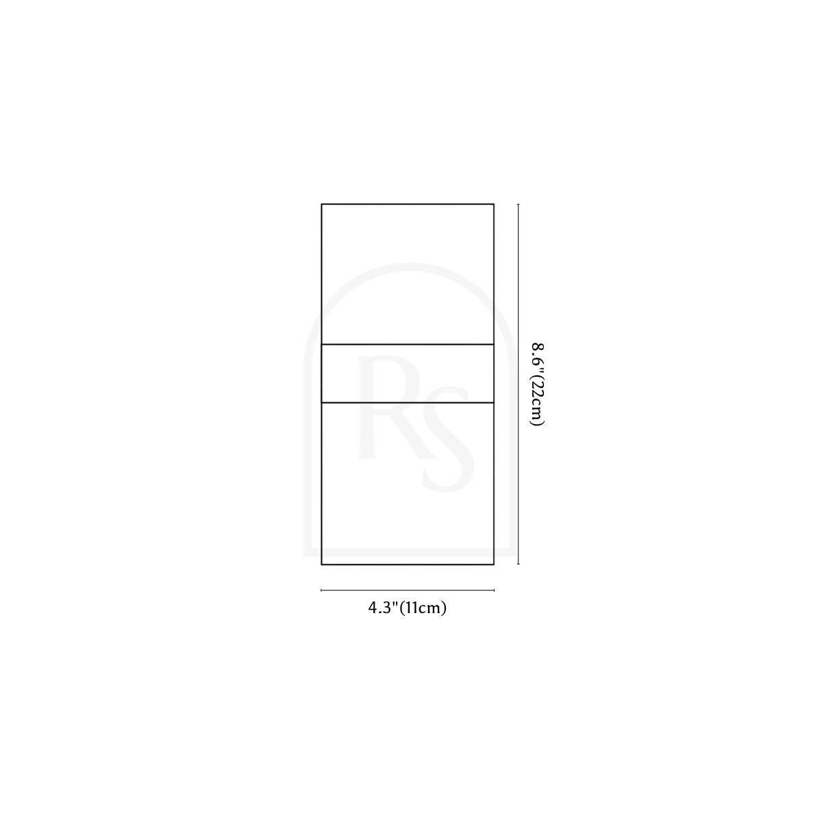 Wahaj Wall Lamp line drawing 2