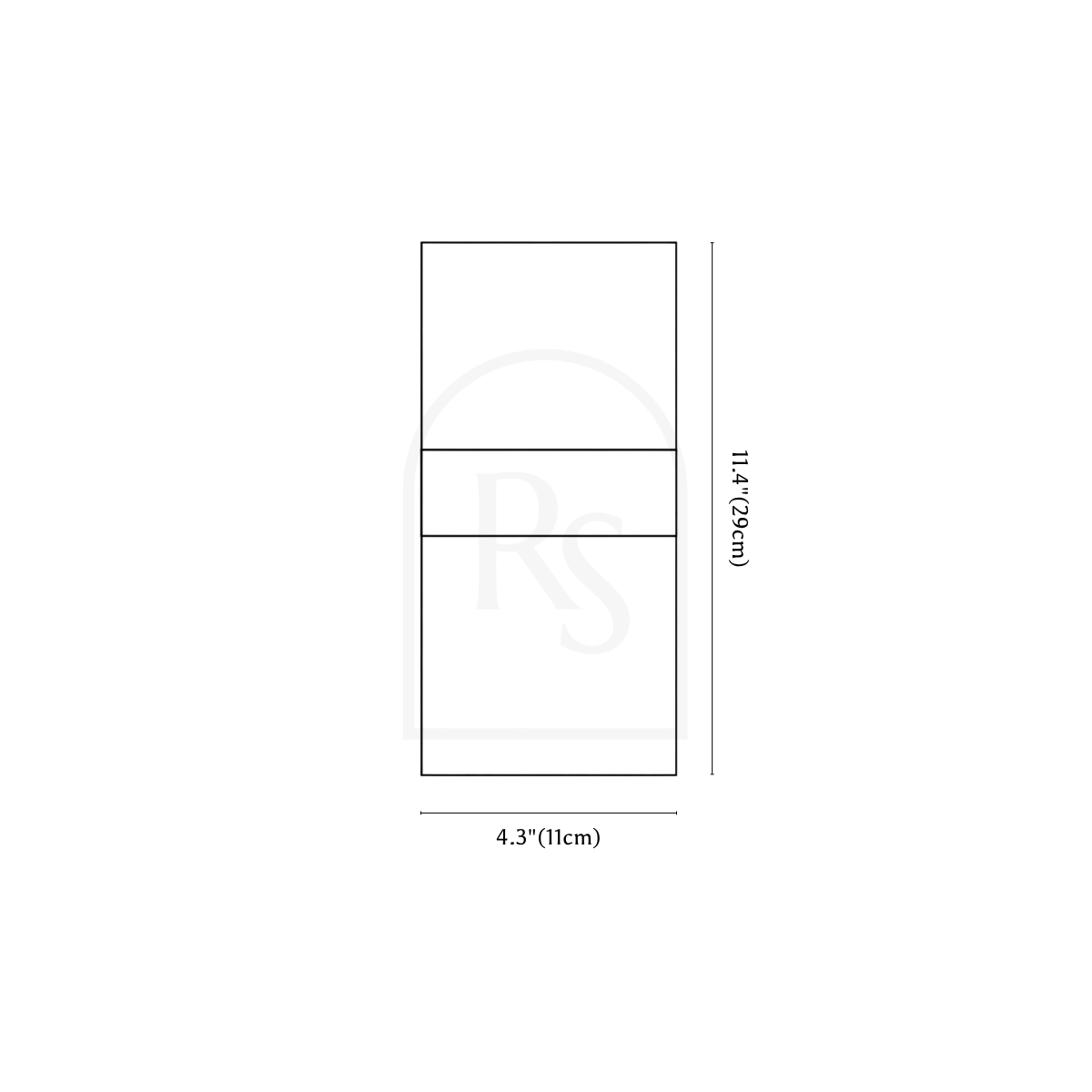 Wahaj Wall Lamp line drawing 3