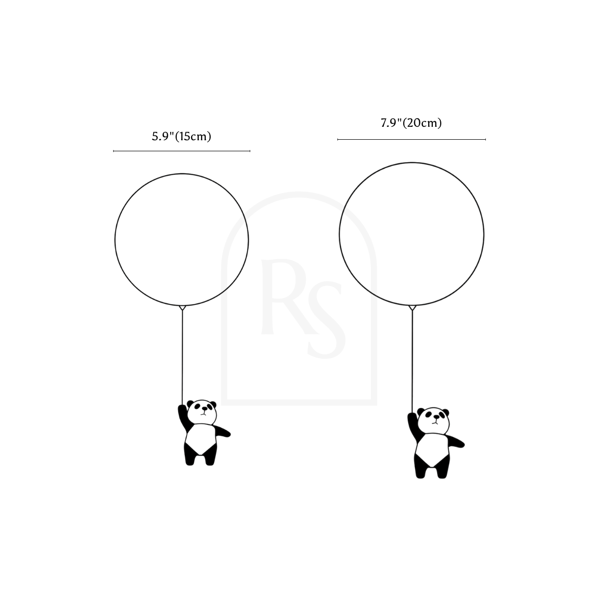 Winona Ceiling Light line drawing 1