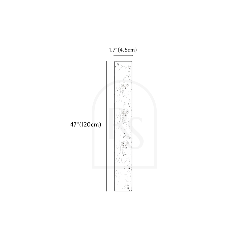 Olorva Travertine Wall Lamp line drawing 6