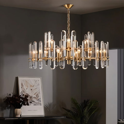 Prizma Round Chandelier - Living Room Lighting