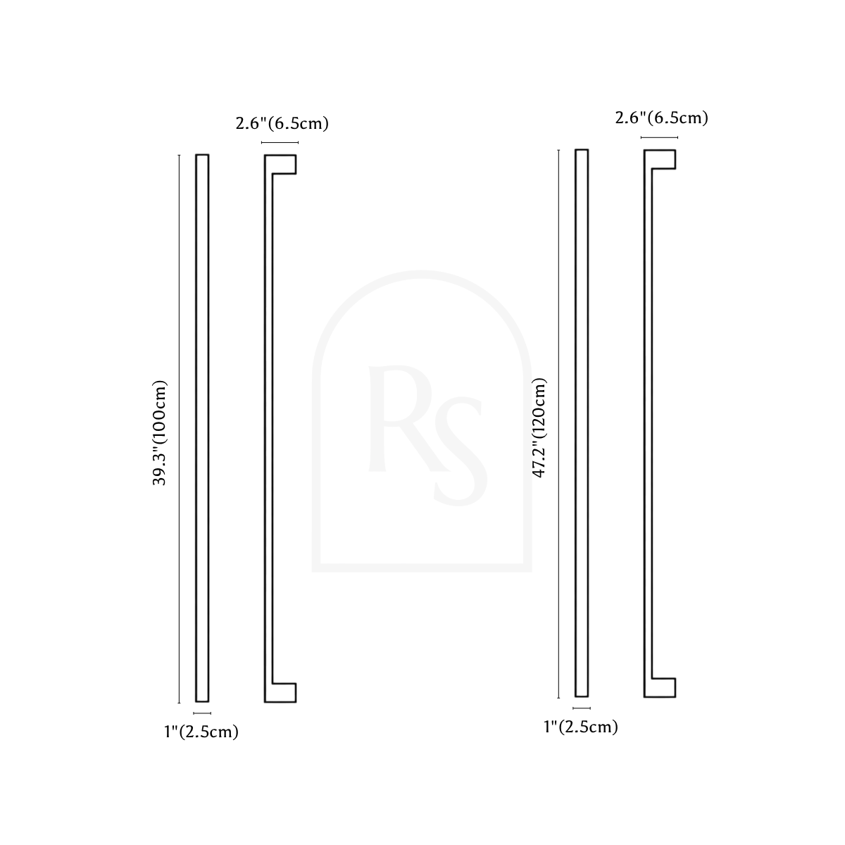 Zukruf Outdoor Wall Lamp line drawing 2